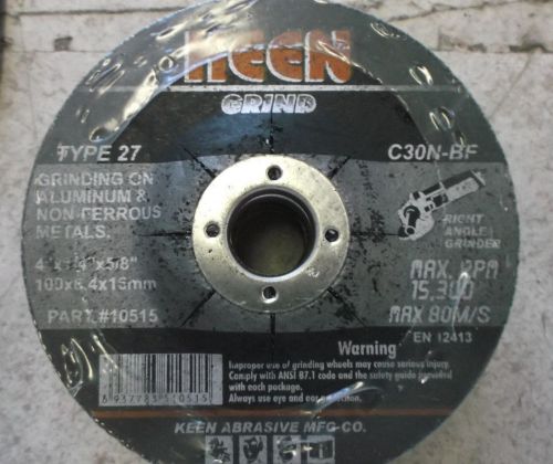 25pc KEEN 4&#034; Grinding wheels for Aluminum ID 9209 BT