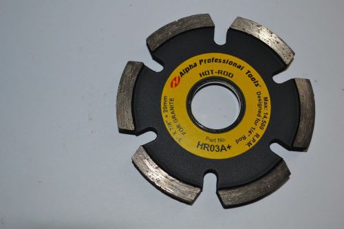 Alpha 3&#034; Hot-Rod Blade for channel cutting granite