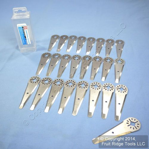 25 Imperial Blades 3&#034; inch Tapered Universal Caulk Sealant Cutter Scraper Blades