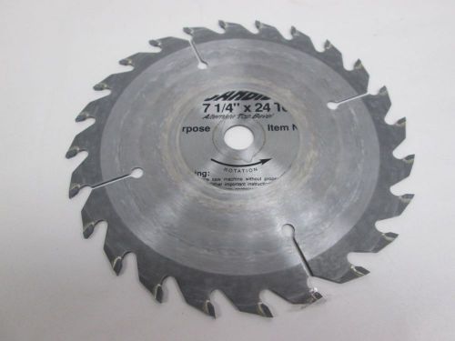 NEW DML 70012 CIRCULAR SAW BLADE 7-1/4IN 24TOOTH STEEL 5/8IN ID D319584