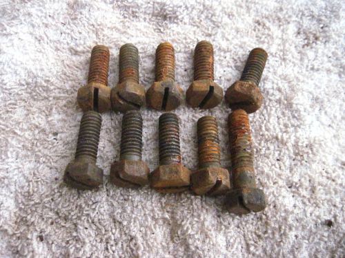 MAYTAG ENGINE MODEL 92 82 FUEL TANK SLOTTED BOLTS VINTAG HIT MISS MOTOR