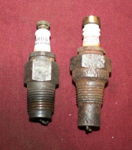 Pair 1/2&#034; npt spark plugs gas engine motor wards gas engine special hit &amp; miss for sale