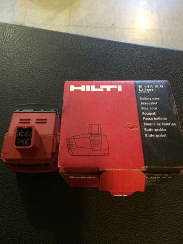 Hilti b144 battery 14.4 volts 2.6 ah new