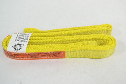 New rockford safety equipment yellow nylon web sling strap 6ft length b333376 for sale