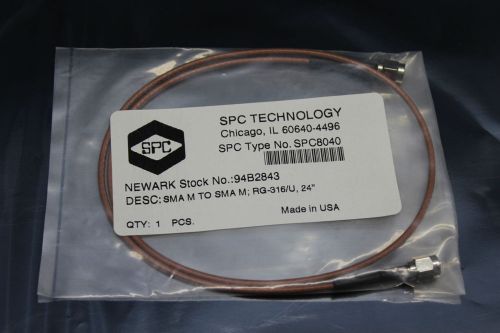SPC Technology RF Cable assembly SMA(m) -SMA(m) RG-316/u 24&#034;