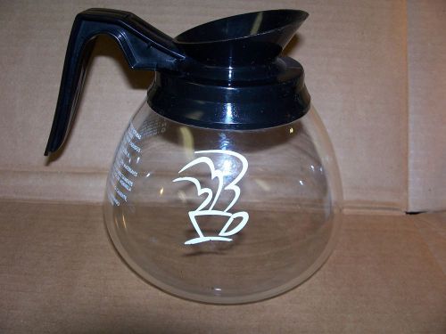 CARAFE--COFFEE POT--GLASS--COMMERCIAL--12 CUP--FITS BUNN AND MORE--
