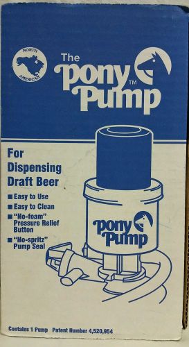 &#034;The Pony Pump&#034; - Keg Tap For Dispensing Draft Beer - New In Box!