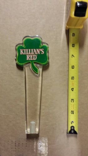 Killian Red Irish older beer tap handle clover green