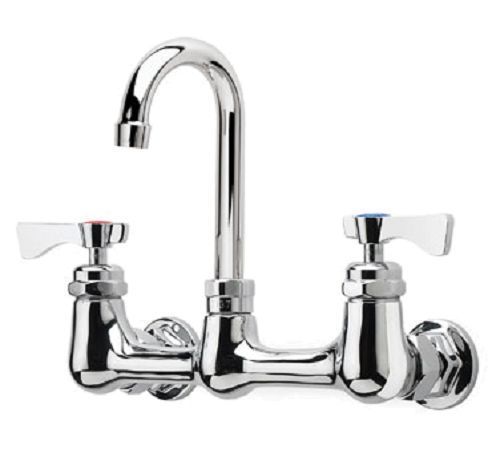 Krowne 14-802l 8&#034; center wall mount faucet w/ 8.5&#034; gooseneck spout for sale