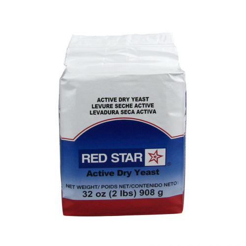 4 lbs red star bakers active dry yeast vacuum pack 2 x 2lb packs for sale