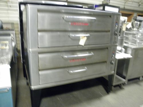 Blodgett 951 double deck 42&#034;x32&#034; nat gas pizza baking bread oven 500 degrees for sale