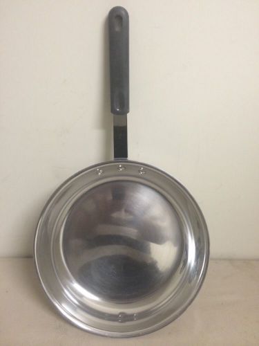 CRESTWARE FRY12-H POLISHED NATURAL 12&#034; INDUCTION FRY PANS W/ MOLDED HANDLE