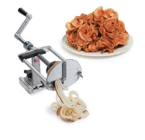 Nemco spiral wavy ribbon fry potato cutter, mount on flat surface nsf 55050an-wr for sale
