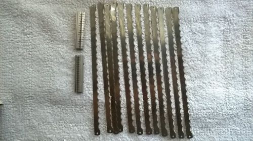 Lincoln Redco blade assembly 0648 3/16 (12 blades only)