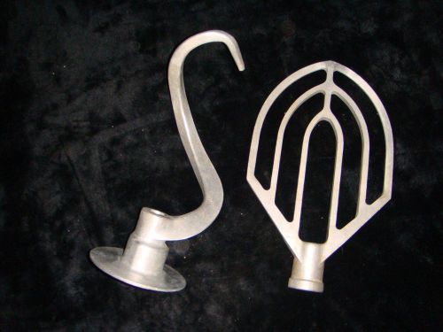 GENUINE AUTHENTIC 30 QT MIXER E SPIRAL DOUGH HOOK and PADDLE for HOBART MIXERS