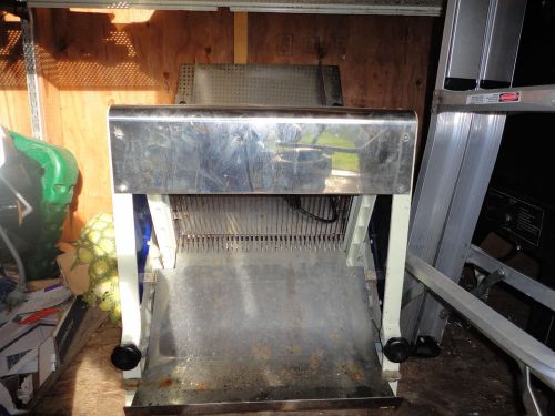 Used HEAVY DUTY COMMERCIAL ELECTRIC COUNTER TOP 3/8&#034; BREAD SLICER