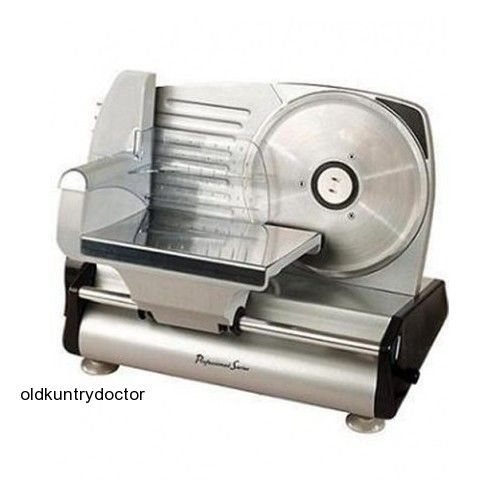 Electric Meat Cheese Slicer Deli Sandwich Food Bacon Vegetable Heavy Duty Blade