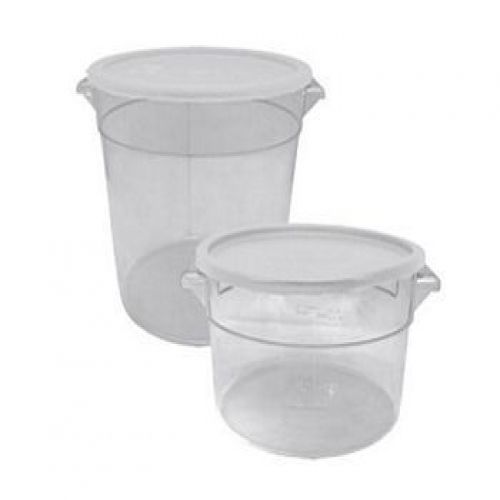 SCR-22PC Round Polycarbonate 22 Qt. Storage Container
