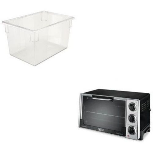 KITDLORO2058RCP3301CLE - Value Kit - Rubbermaid-Clear Food Boxes; 21 1/2 Gallon