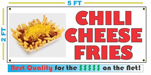 Full Color CHILI CHEESE FRIES BANNER Sign NEW XL Size Best Quality for the $$$$