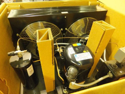 New tecumseh low temp condensing unit 208/230v  r404a awa2490zxtxc 2 1/4hp. for sale