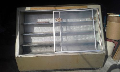 VTG CL Percival WHITMAN&#039;S CHOCOLATE Candy Display Case Cabinet Refrigerated
