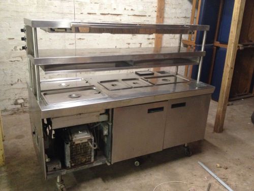 Delfield Stainless Steel Cold Salad Buffet Serving Food Bar