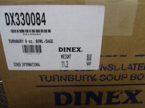 DINEX SAGE TURNBURY 9 OZ BOWLS CASE OF 48 DX330084