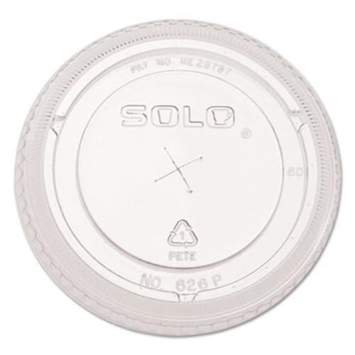 Solo Cup Company 626TSCT Ultra Clear Dome Cold Cup Lids F/16-24 Oz Cups, Pet,