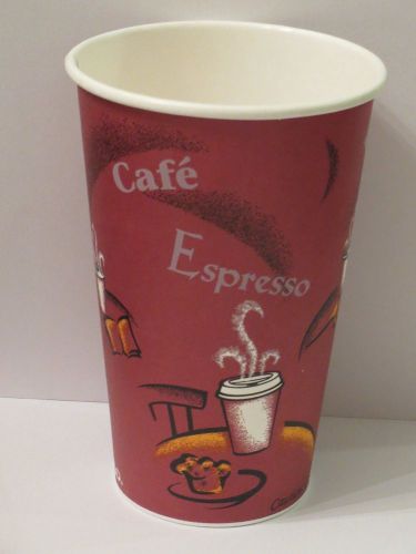 NEW NEW - Bistro Design Hot Drink Cups, Paper, 16 Oz., Maroon, 50/pack - 316sipk