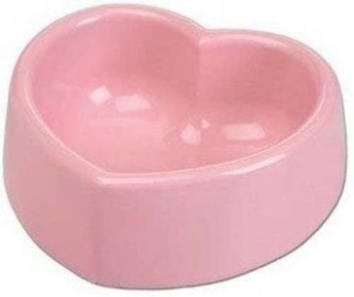 NEW Petmate Melamine Bowl Pink Heart 11 ounces