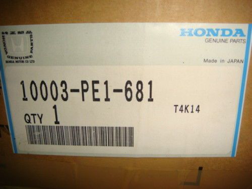 Honda 10003-PE1-681 87 Honda CRX Cylinder Assembly NEW