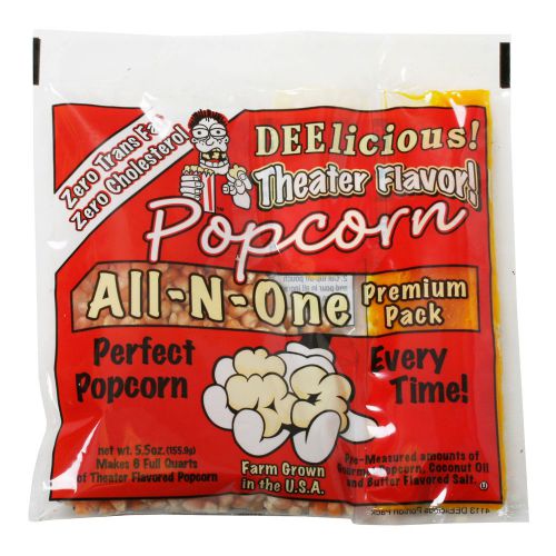 Great northern popcorn premium 4 ounce popcorn portion packs, five (5) pack for sale