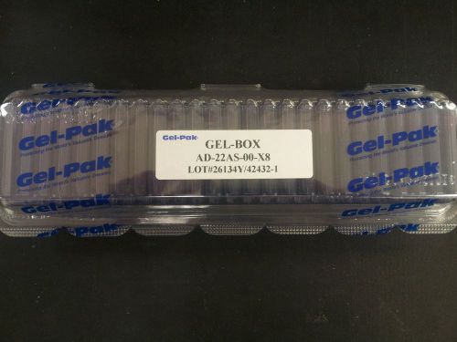 Ad-22as-00-x8 gel-box, (2&#034;x2&#034;x1/4&#034;), anti-static, clear plastic (25 boxes) for sale