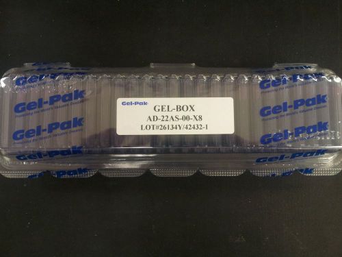 AD-22AS-00-X8 Gel-Box, (2&#034;x2&#034;x1/4&#034;), Anti-static, Clear Plastic (25 boxes)