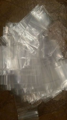 Polypropylene 1.5 &#034;x 2 &#034; zip lock re-sealable 100 bags 2 mil for sale
