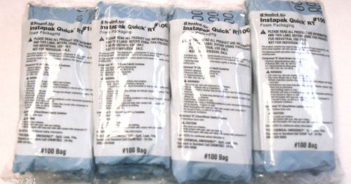 Sealed Air Instapak Quick RT #100 Foam Packaging 25&#034; x 27&#034; Qty Of 4 Bags Large