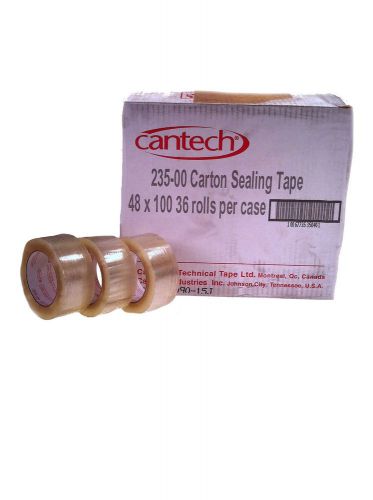 1242 2x110 clear packaging tape (1 case, 36 rolls) for sale