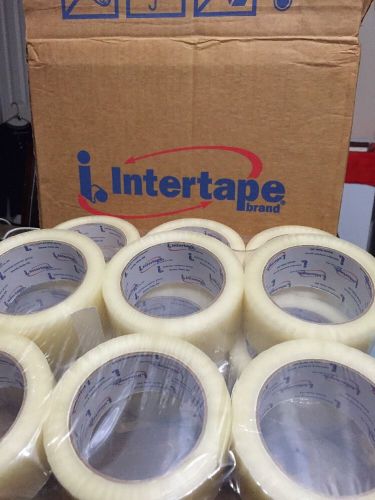 Intertape Brand Clear 48mm x 100m Tape 36 Rolls New.       *Sealed And Unopened*