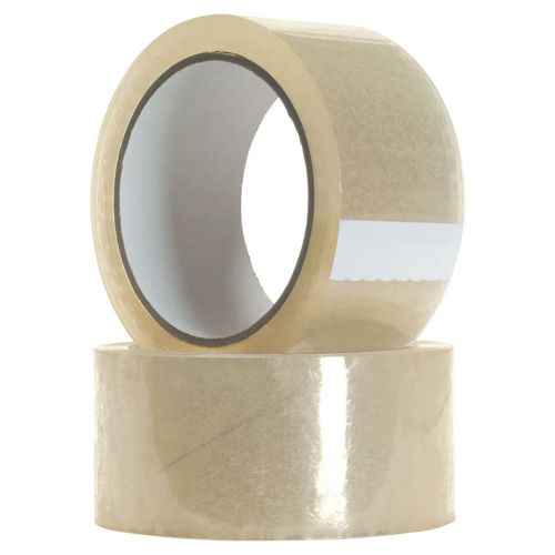 120 rolls - 2&#034; x 75 yards (225&#039; ft) – box carton sealing packing packaging tape for sale