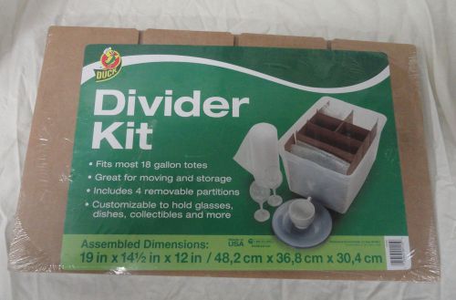 CARDBOARD DIVIDER KIT,FITS 18 GALLON PLASTIC TOTES, BOXES, FOR PACKING OR MOVING