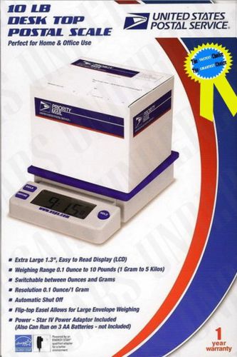 USPS PS-100 10 lb Desk Top Postal Scale Home &amp; Office GREAT for USPS, FEDEX, UPS