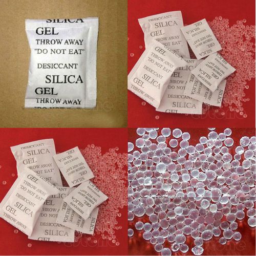 Wholesale 100 Packets Silica Gel Sachets Desiccant Pouches Drypack  Ship Drier