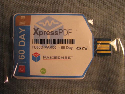 Lot 10 paksense xpress single use 60 day temperature monitoring labels 2008093 for sale