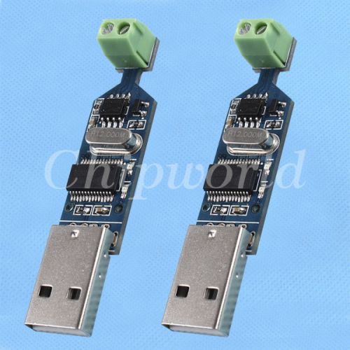 2pcs USB to RS485 Converter Module USB RS485 for PL2303 ICSH012A new