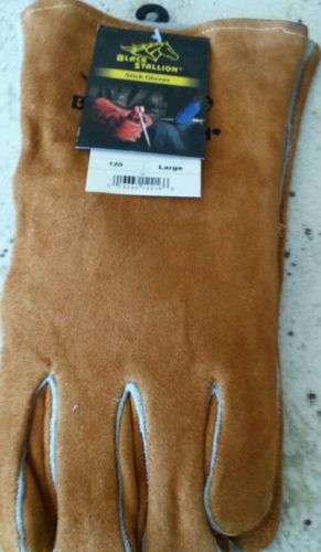 Black Stallion Stick Gloves 120, SZ L, New With Tags.