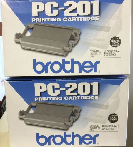 Brother PC-201 Print Cartridges - Pack of two (Model #PC201)