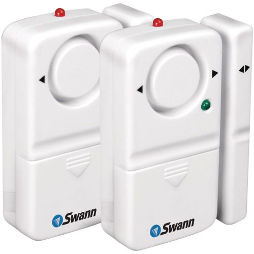 Brand new - swann sw351-md2 complete window &amp; door magnetic alarm kit (2 pk) for sale