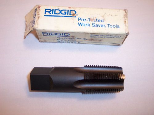 Ridgid 3/4&#034; e-5116 npt pipe tap carbon steel taper 14 thread per inch for sale