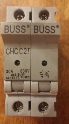 BUSS FUSE BLOCK HOLDER CHCC2I, 30A, 600 VAC